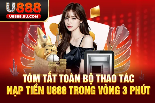 Tóm tắt toàn bộ thao tác nạp tiền U888 trong vòng 3 phút